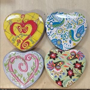 Brighton Jewelry Heart Tins  SET of 4